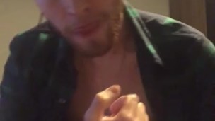 Fit Young Lad Shooting Handful of Cum