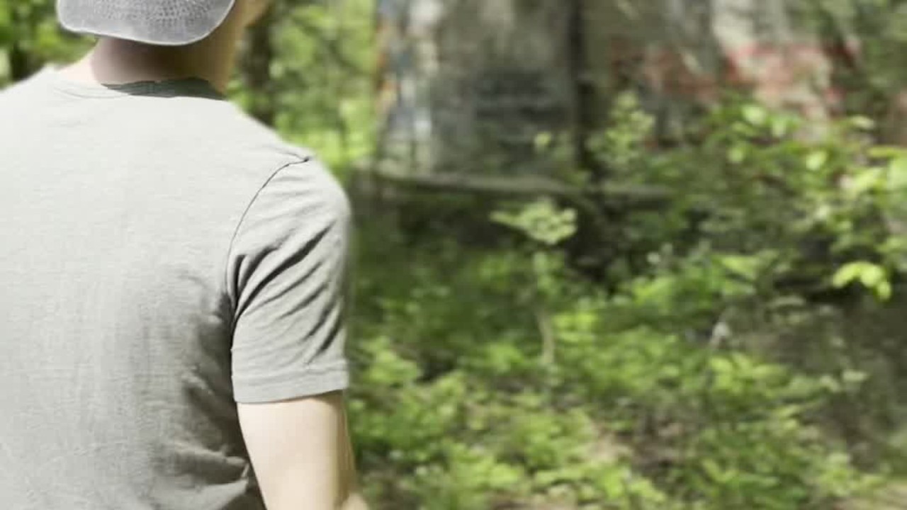 Big Brother Gives Little Brother Blowjob in the Forest