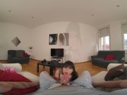 Cowgirl Riding with Tattooed Brunette in VR 5/16