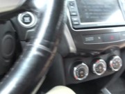 Fingering schoolgirls pussy in a parking lot next to supermarket in exchange for a ride 16/16