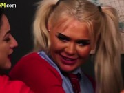 CFNM BJ college girls enjoy college 3way 15/16