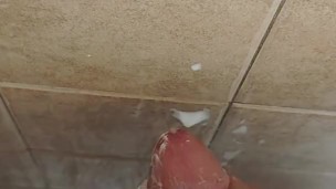 Failed edging turns into rope of cum