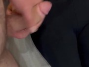 Cum on black legging  9/16