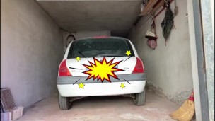 BOUCING AN OLD RENAULT CLIO