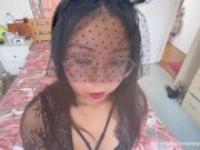 Yiming Curiosity依鸣 - Doggy my THICK ASS Asian cumslut / Chinese amateur teen POV WMAF 1/16