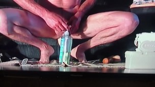 King dong dildo ass fucking with cumshot