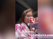 Getting emotional about MILFhood, eating over a DOZEN of these, cumshot all over my ass, grinding in the shower - Lelu Love 2/16