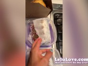 Getting emotional about MILFhood, eating over a DOZEN of these, cumshot all over my ass, grinding in the shower - Lelu Love 8/16