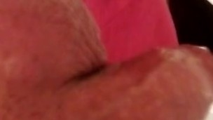 Pissing my meaty dick