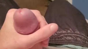 Solo male cumshot