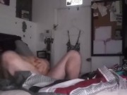 Beautiful Latina Teen Milf in Sexy Lingerie Fishnets, Riding Big White Cock HARD & FAST until CREAM 13/16