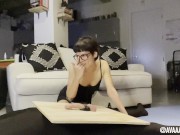 NYMPHO LIONESS WORSHIPS COCK THROUGH GLORY HOLE W/ DIRTY TALKING! TRUE FEMDOM TEASE - FULL VID ON OF 6/16