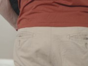 He destroys my thong with a huge cumshot 2/16