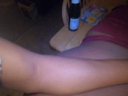 Ebony Lela Bear Gets Her Big Butt Pissed On In The Kitchen Before Getting Fucked By Step Father!!! 8/16