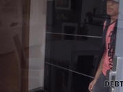 DEBT4k. Naughty collector drills debtor's tight pussy using his cock 4/16