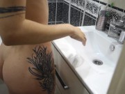 POV you peep on a girl in the bathroom - Sunako_Kirishiki 3/16