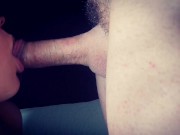 Close up blowjob by beautiful teen 