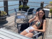 GOTFILLED Thin brunette Natalia Nix is hungry for a pounding 1/16
