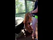 Home Owner Throat Fucks Redhead Maid 10/16