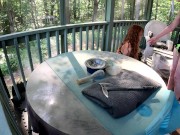 Home Owner Throat Fucks Redhead Maid 4/16