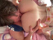 STEPSISTER ASKED FOR A MASSAGE AND STARTED SEX 5/16