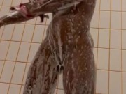 Blonde Ebony Shower Time 9/16