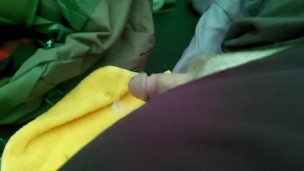 Cumming in my tent