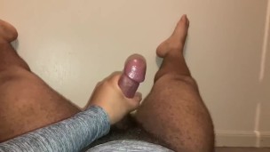Stroking My Big Cock 