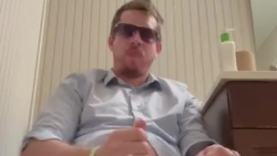Jerking Off on the Toilet