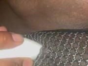 Scary Movies and Pussy Play with ChunkyAss see through Panties 1/16