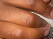 Scary Movies and Pussy Play with ChunkyAss see through Panties 3/16