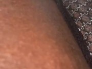 Scary Movies and Pussy Play with ChunkyAss see through Panties 8/16