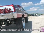 Cute Coeds Bare Tits And Pussy In Public 14/16