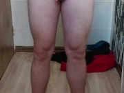 Handsfree cumshot before bath 7/16