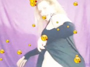 Amateur belly dancing with lots of special effects - silly 10/16
