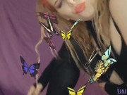 Amateur belly dancing with lots of special effects - silly 2/16