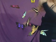 Amateur belly dancing with lots of special effects - silly 8/16