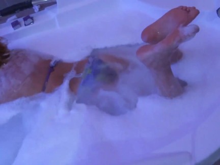 58-year-old beautiful mature can't resist anymore and leaves the jacuzzi to be fucked