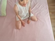 Im Kleid POV in Hals und Fotze gefickt 1/16