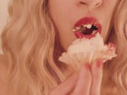 Blonde Eats a Cupcake with Pink Frosting 13/16