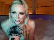 ASMR Girlfriend Dresses Up As Princess ELSA For You POV Personal Attention Before Bed - Remi Reagan 1/16