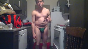 Maolo Here! Cigars (Cocks) or Weed (Skimpy Thong) & Jerkoff Film!