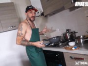 CASTING ALLA ITALIANA - Cock Hungry MILF Mila Ramos Rough Ass Fucking In The Kitchen - AMATEUR EURO 2/16