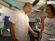 AMATEUR EURO - Big Ass Babe Got Her Wet Pussy Stuffed With Cock 1/16