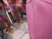 Public Sex In The Mall - Blowjob In The Locker Room - Risky Sex In The Fitting Room 16/16