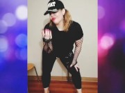 Mistress dressed up as an officer and ready to gag you then take you in 6/16