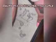 I Make Cuckold Husband Wank Into My Panties After I Got Fucked 16/16