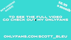 scott bleu cums hard