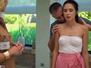 Sexy Blonde Teacher Cherry Kiss Seduced Horny Student Alyssa Bounty 3/16