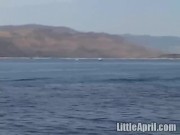 Little April fingering outdoors 1/16